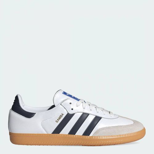 Men's Black/White Samba Trainers - Adidas - Modalova