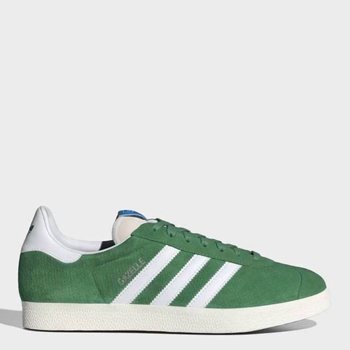 Unisex Green Suede Gazelle Trainers - Adidas - Modalova