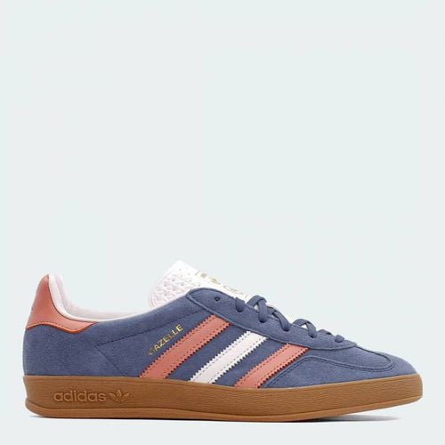 Men's Blue/Clay Gazelle Trainers - Adidas - Modalova