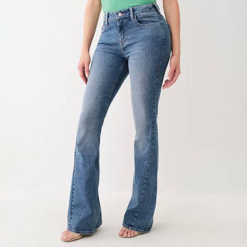 Mid Blue Joey Flare Stretch Jeans - True Religion - Modalova