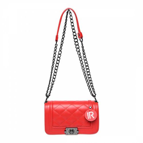 Red Leather Shoulder Bag - Isabella Rhea - Modalova