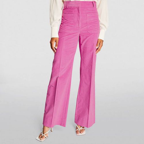 Pink Alina Patch Pocket Trousers - Victoria Beckham - Modalova