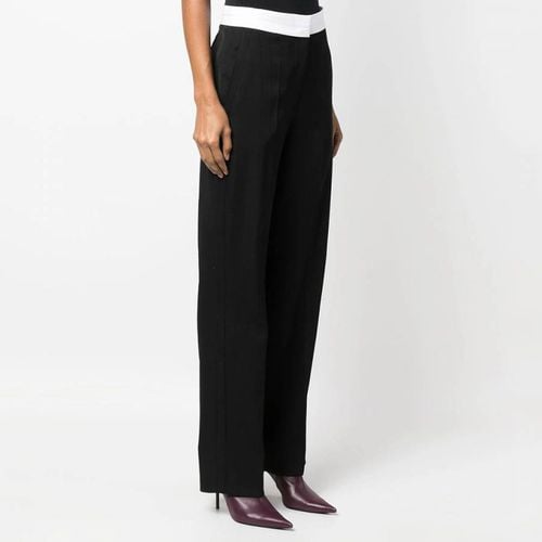 Black Side Seam Detail Trousers - Victoria Beckham - Modalova