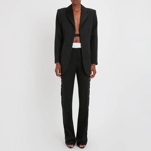 Black Backless Tux Jacket - Victoria Beckham - Modalova