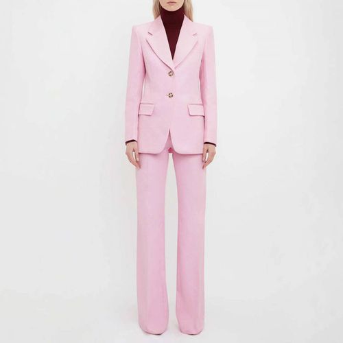 Pink Single Breasted Blazer - Victoria Beckham - Modalova