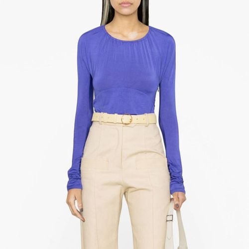 Purple Gathered Detail Top - Victoria Beckham - Modalova