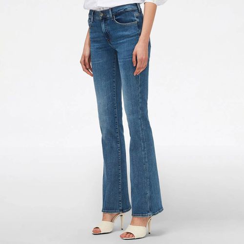 Blue Stretch Bootcut Jeans - 7 For All Mankind - Modalova