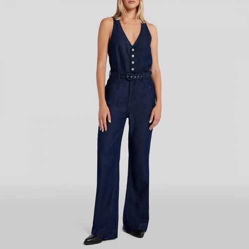 Dark Tailored Wide Leg Jumpsuit - 7 For All Mankind - Modalova