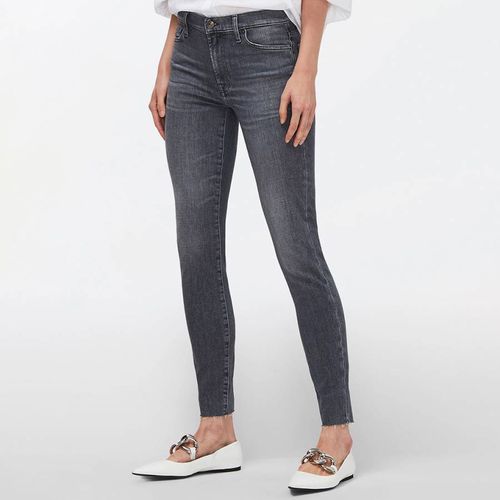 Grey Skinny Stretch Jeans - 7 For All Mankind - Modalova