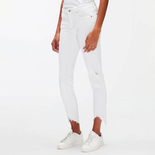 White Pyper Crop Slim Stretch Jeans - 7 For All Mankind - Modalova