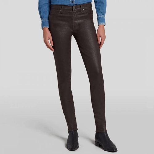 Brown Skinny Stretch Jeans - 7 For All Mankind - Modalova