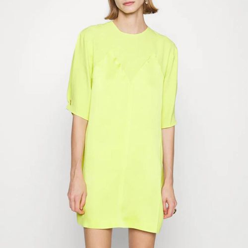 Lime T-Shirt Mini Dress - Victoria Beckham - Modalova