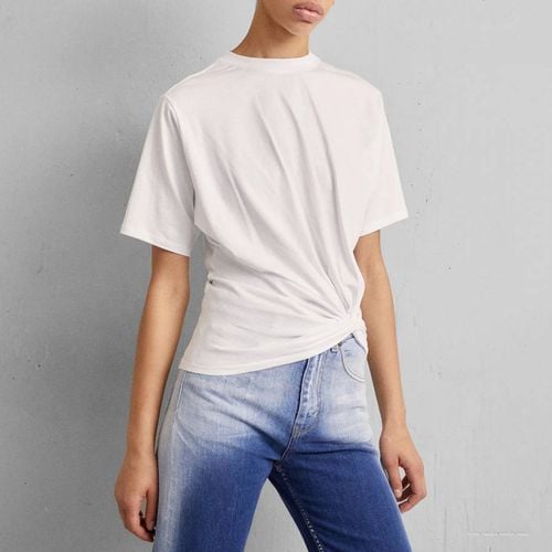 White Knot Detail T-Shirt - Victoria Beckham - Modalova