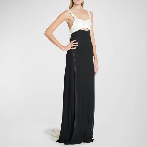 Black Bra Detail Maxi Dress - Victoria Beckham - Modalova