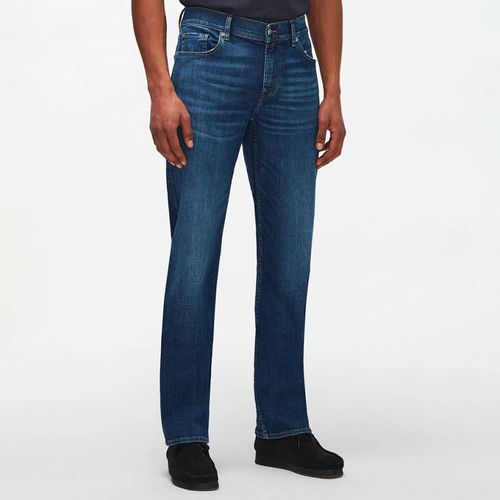 Dark Standard Straight Stretch Jeans - 7 For All Mankind - Modalova