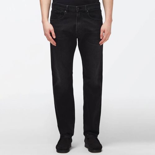 Black Cooper Straight Stretch Jeans - 7 For All Mankind - Modalova