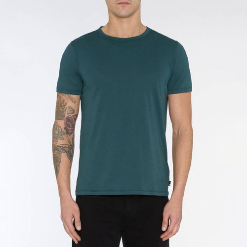 Green Featherweight Cotton T-Shirt - 7 For All Mankind - Modalova