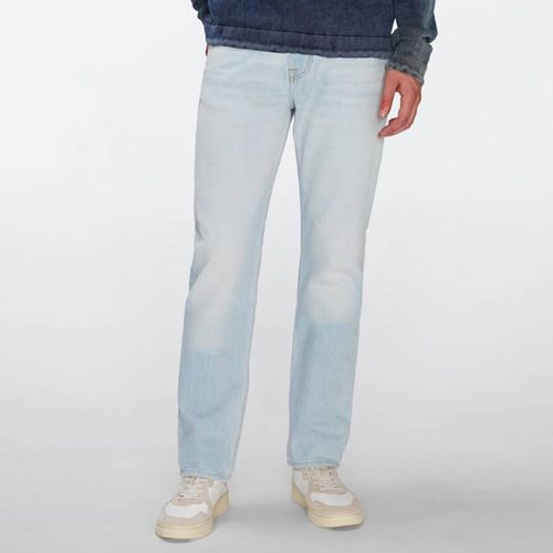 Light Blue Straight Stretch Jeans - 7 For All Mankind - Modalova