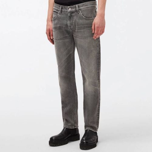 Grey Straight Stretch Jeans - 7 For All Mankind - Modalova