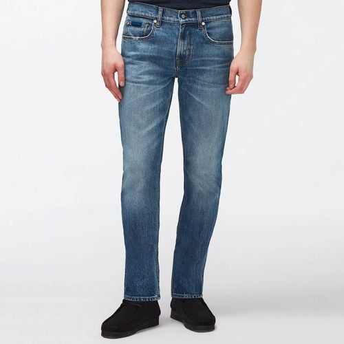 Blue Slimmy Tapered Stretch Jeans - 7 For All Mankind - Modalova