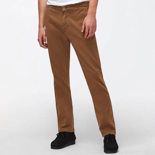 Brown Hybrid Tapered Stretch Chinos - 7 For All Mankind - Modalova