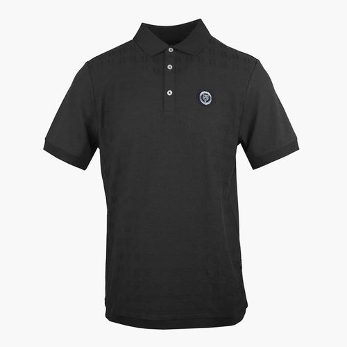 Black Knitted Polo Shirt - Philipp Plein - Modalova