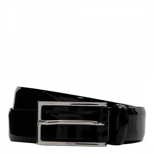 Black Carmello Leather Belt - BOSS - Modalova