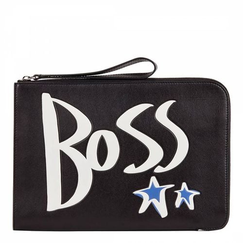 Holiday Printed Leather Wallet - BOSS - Modalova