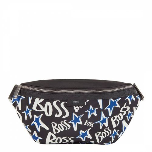 Black Holiday Printed Bumbag - BOSS - Modalova