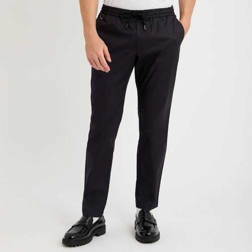 Black Banks Drawstring Trousers - BOSS - Modalova