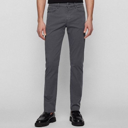 Grey Delaware Slim Stretch Jeans - BOSS - Modalova