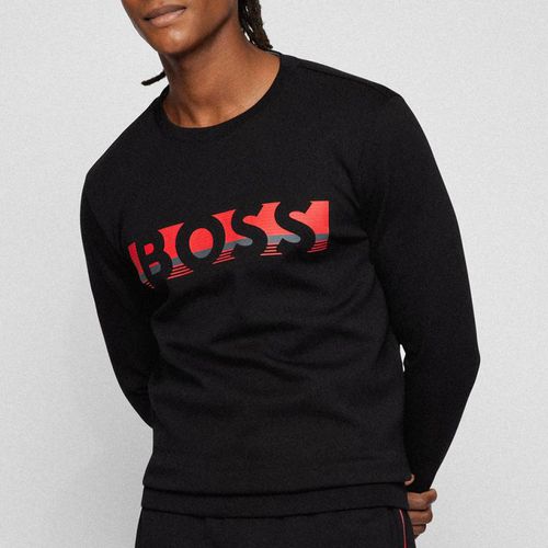 Salbo Printed Cotton Blend Sweatshirt - BOSS - Modalova