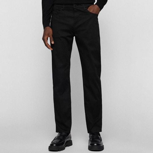 Black Delaware Slim Stretch Jeans - BOSS - Modalova