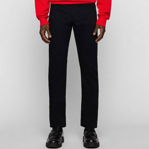 Black Delaware Slim Stretch Jeans - BOSS - Modalova