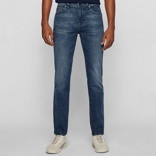 Blue Wash Maine Stretch Jeans - BOSS - Modalova