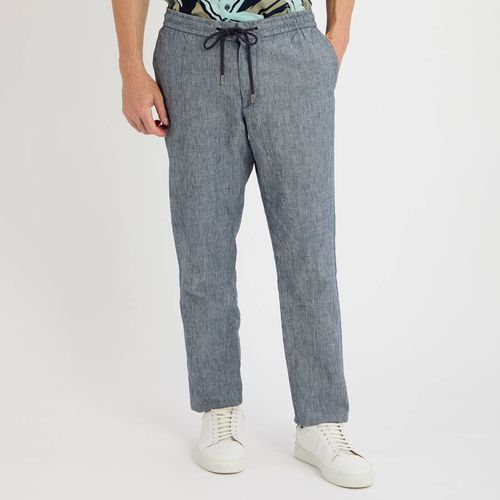 Grey Banks Drawstring Trousers - BOSS - Modalova