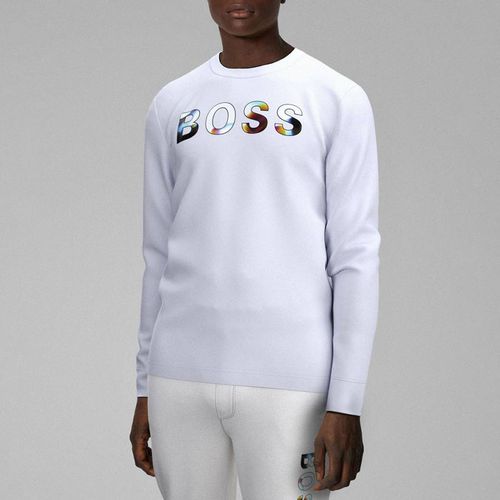 TDigitize Printed Chest Logo Cotton Sweatshirt - BOSS - Modalova