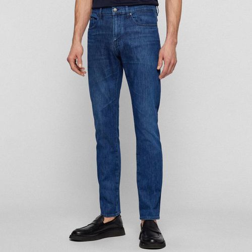 Blue Delaware Slim Stretch Jeans - BOSS - Modalova