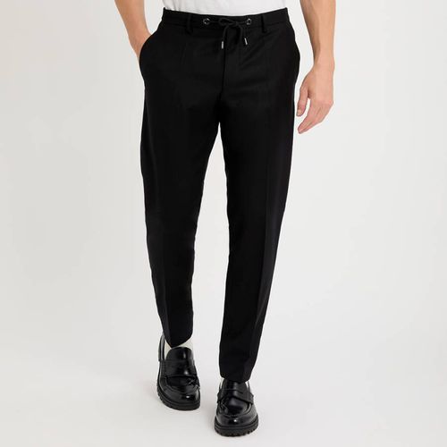 Black Genius Drawstring Trousers - BOSS - Modalova