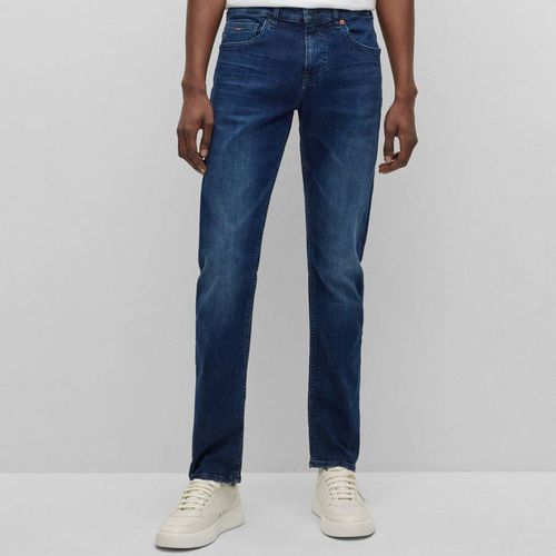 Dark Blue Delaware Stretch Jeans - BOSS - Modalova