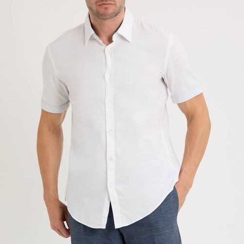 White Ronn Short Sleeve Shirt - BOSS - Modalova