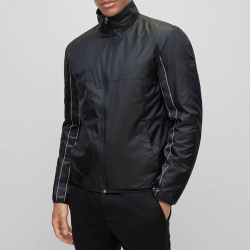 Black Skien Zip Jacket - BOSS - Modalova