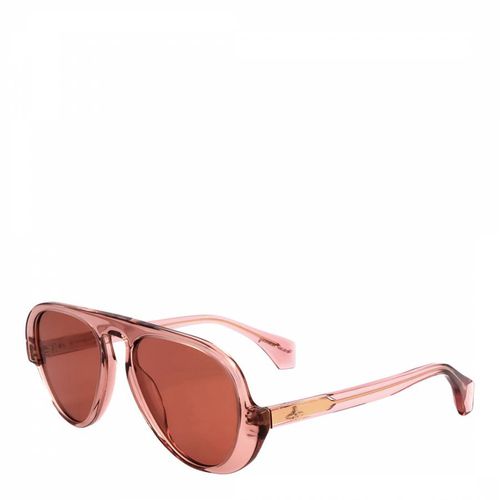 Pink Aviator Sunglasses 54mm - Vivienne Westwood - Modalova