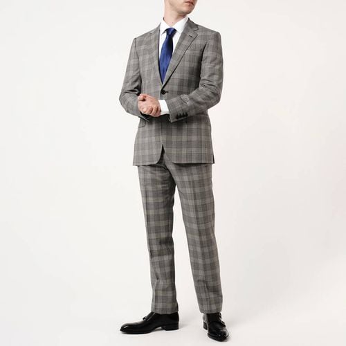 Grey Check Wool Suit - Richard James Savile Row - Modalova