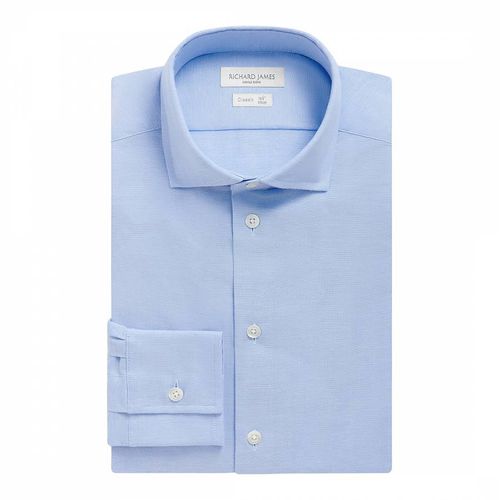 Sky Austin Stretch Cotton Regular Shirt - Richard James Savile Row - Modalova