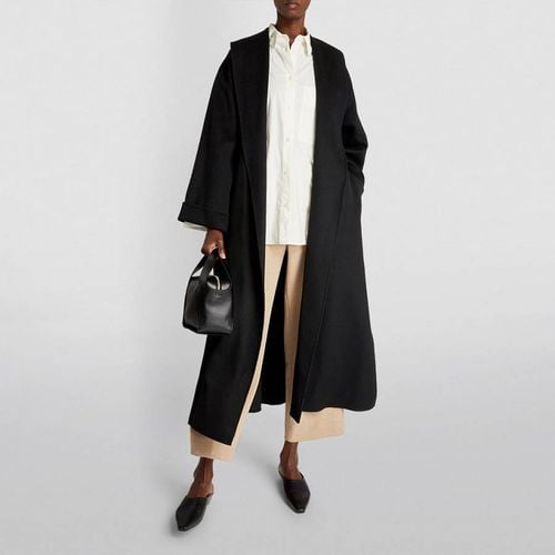 Black Trullem Wrap Coat - By Malene Birger - Modalova