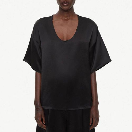 Black Pilavis Short Sleeve Top - By Malene Birger - Modalova