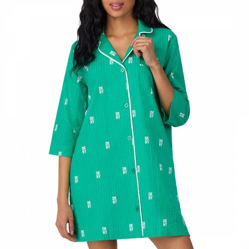 Green Short Sleepshirt - DKNY - Modalova