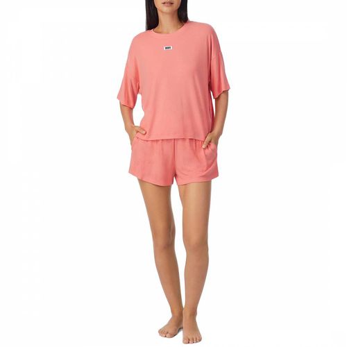 Pink Boxer Pyjama Set - DKNY - Modalova