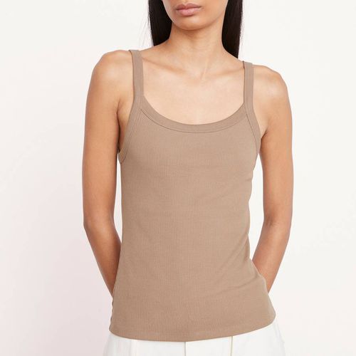 Beige Scoop Tank - Vince - Modalova